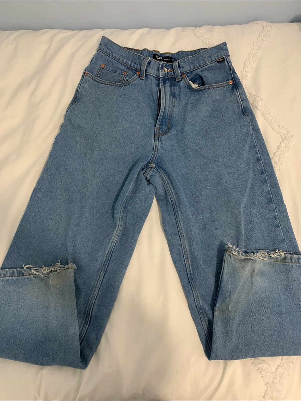 Vans Light Blue Straight Leg Women's Jeans